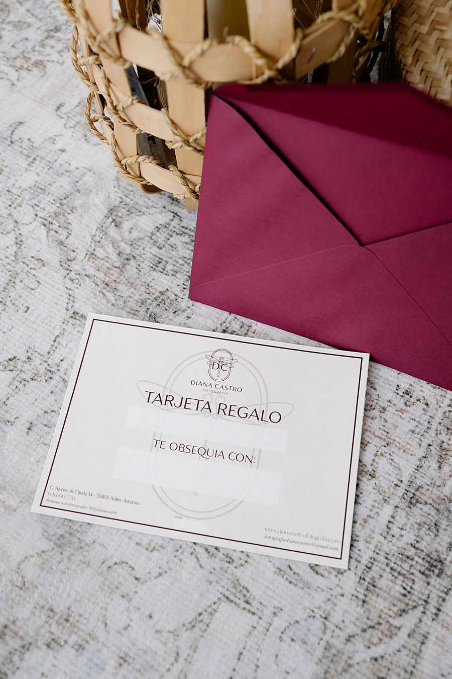 Tarjeta regalo de Diana Castro Fotografía